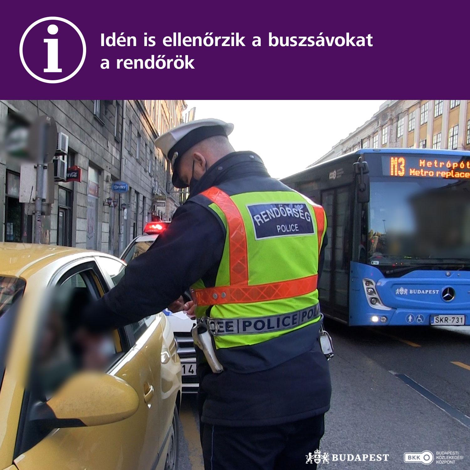 buszsáv ellenőrzés budapest